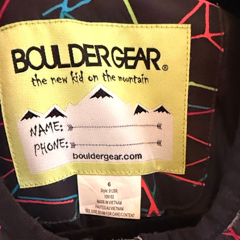 Colorful Kids' Snow Bib - Picture 4 of 7
